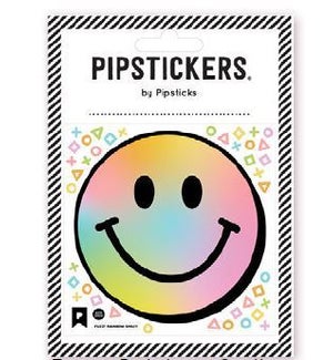 STICKERS/Fuzzy Rainbow Smiley