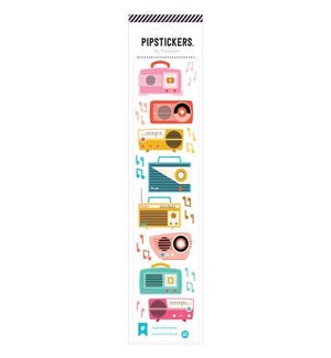 STICKER/Fuzzy Retro Radios