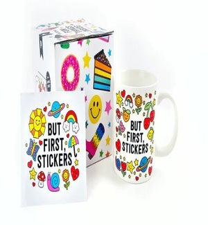 MUG/But First, Stickers