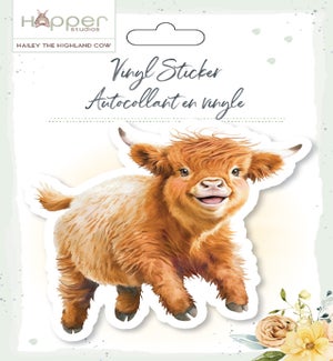 STICKER/Hailey the HighlandCow