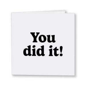 Congratulations
