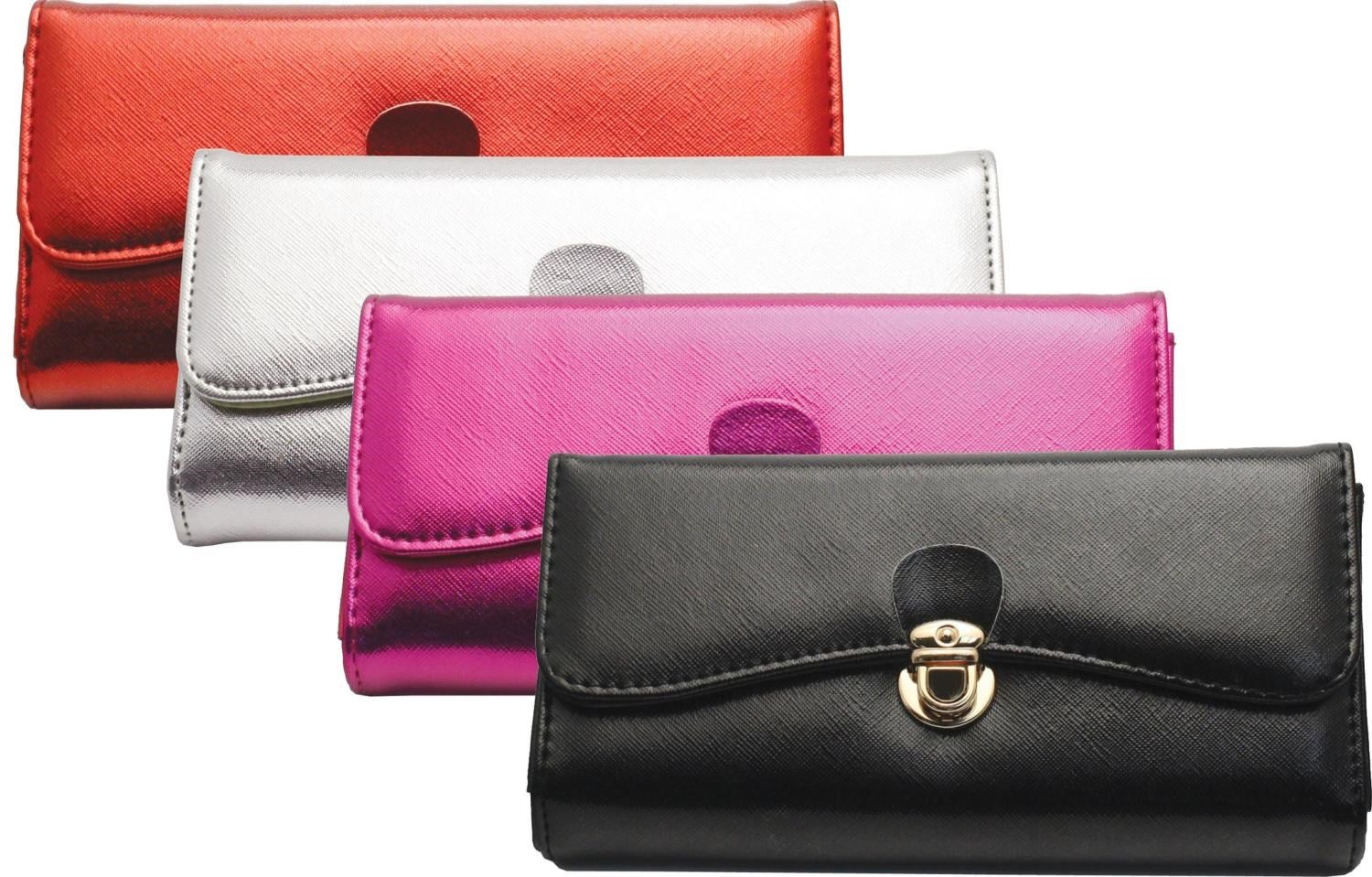 Wallet with clasp closure new arrivals