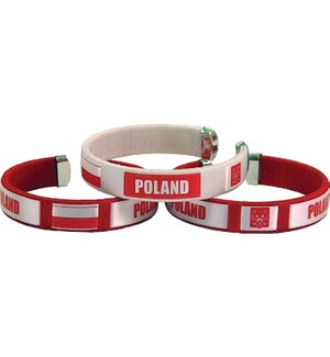 National Pride Bracelet - Poland (Carded Available)