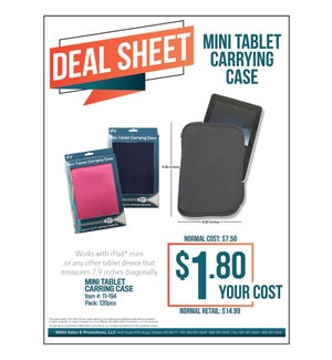 Mini Tablet Carrying Case