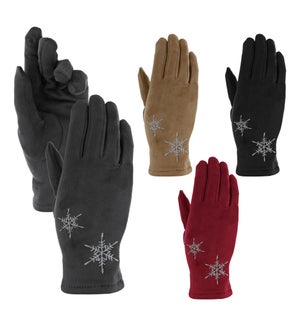 Snowflake Texting Gloves