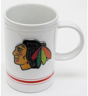 NHL 16oz Varsity Mug Chicago Hawks