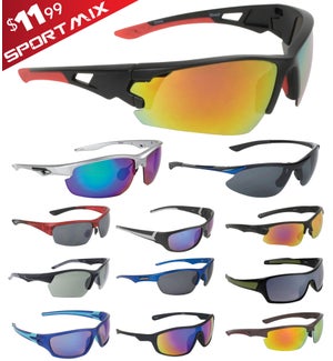 $11.99 Sport Sunglasses - UPC: 6-87110-02245-2