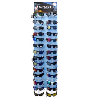 $19.99 Sport Sunglasses Side Panel - 36pcs