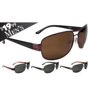 Hallandale Men's $19.99 Polarized Sunglasses