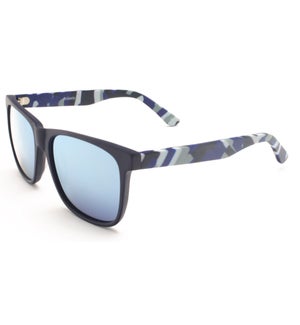 Atlantis Luxury Handmade Sunglasses (Matte Solid Blue)