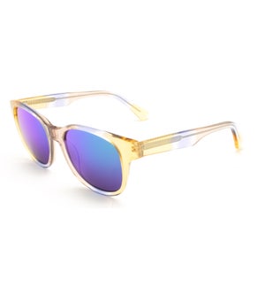 Atlantis Luxury Handmade Sunglasses (Crystal Blue Gold)