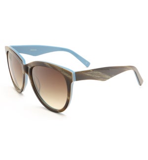 Atlantis Luxury Handmade Sunglasses (Brown Stripe)