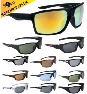 $9.99 Sport iShield Sunglasses - UPC: 6-87110-02466-1