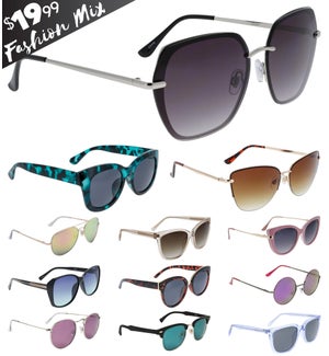 $19.99 Fashion Sunglasses - UPC: 6-87110-02518-7