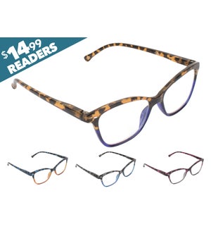 $14.99 Reader - Ava Assorted Diopters