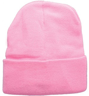 Solid Colored Beanie - Pink