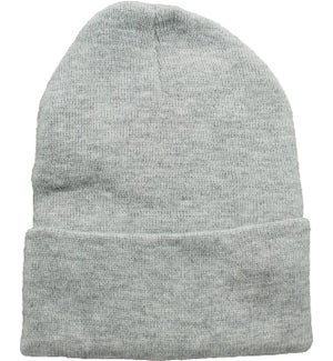 Solid Colored Beanie - Light Grey