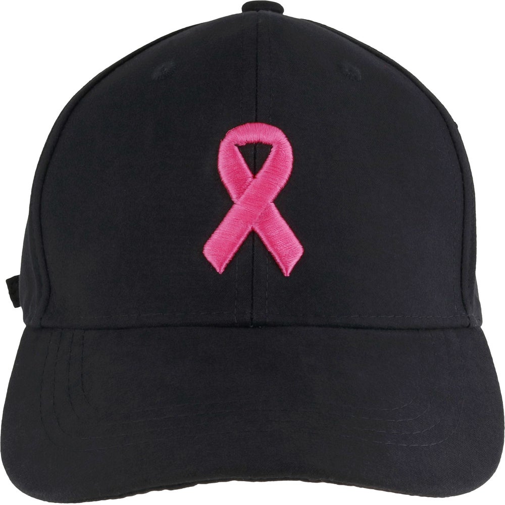 My Pink Breast Cancer Awareness Raiders Baseball Hat and Black