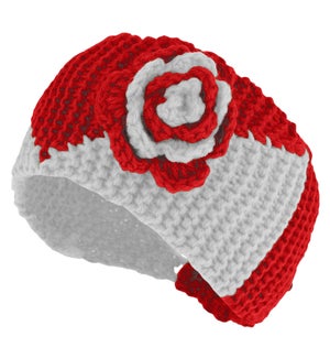 Team Spirit Headband - Red/White
