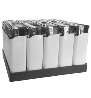 Electronic Lighter White in Tray (50/1000)