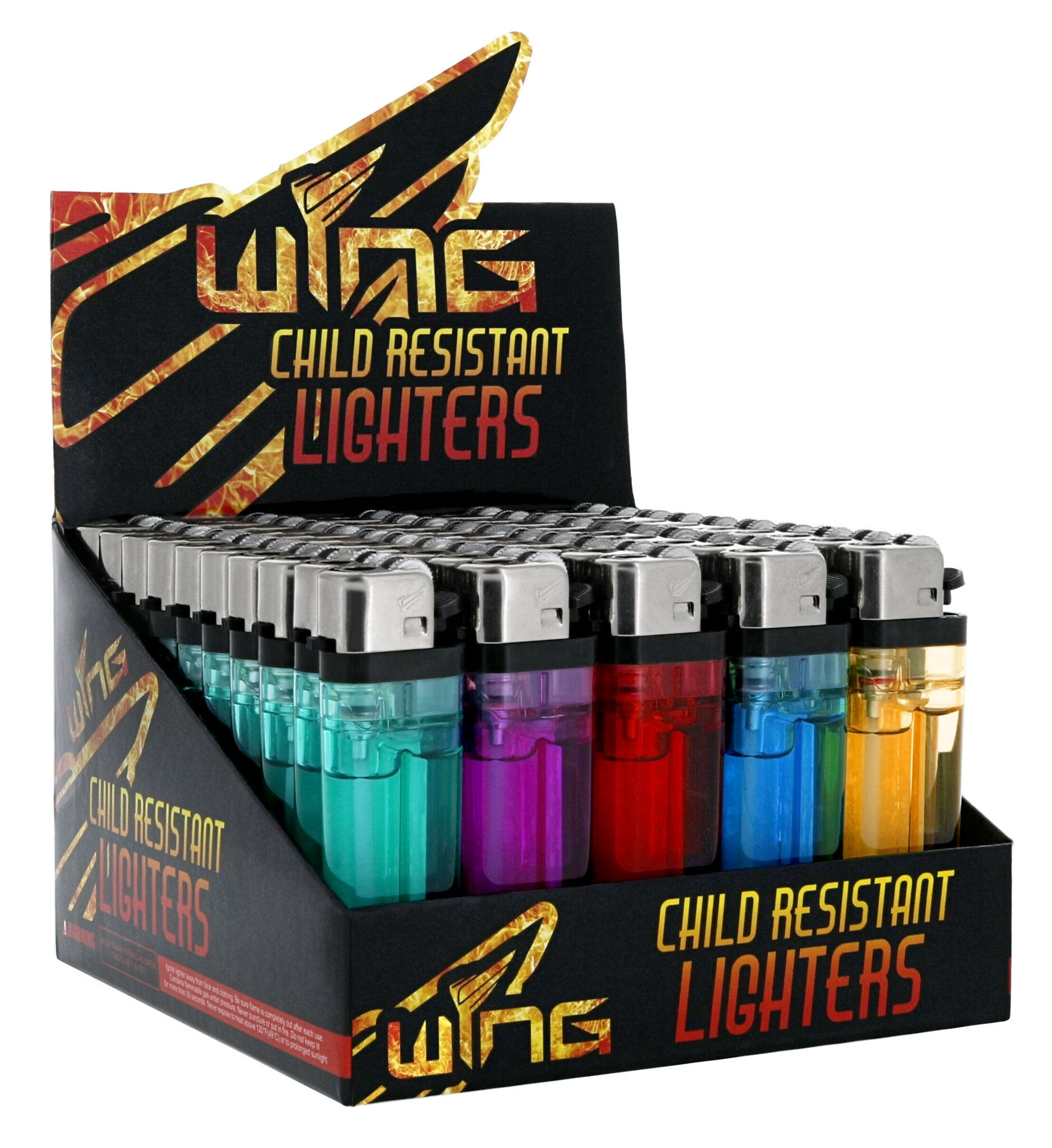 Wing Child Resistant Rolling Light Lighter (50/1000) - roll n lite