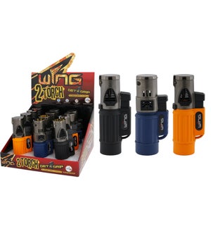 Get A Grip Double Torch Lighters (12/240)