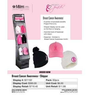 Breast Cancer Awareness Shipper - 60pcs