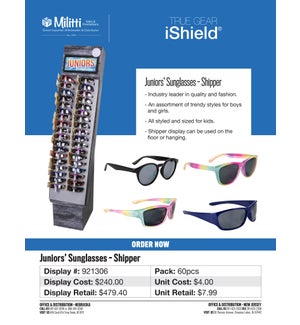 Junior's Sunglasses Shipper - 60pcs