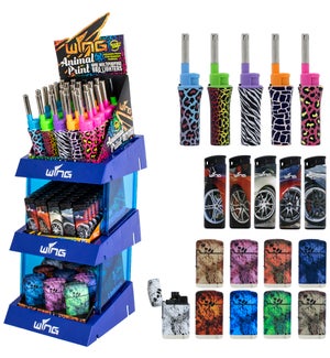 Customized Assorted Lighters - 3 Tier Display