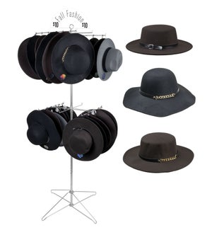 Fashion Hats Floor Spinner - 36pcs