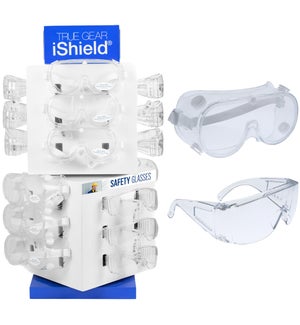 Safety Glasses Cube Counter Display - 48pcs