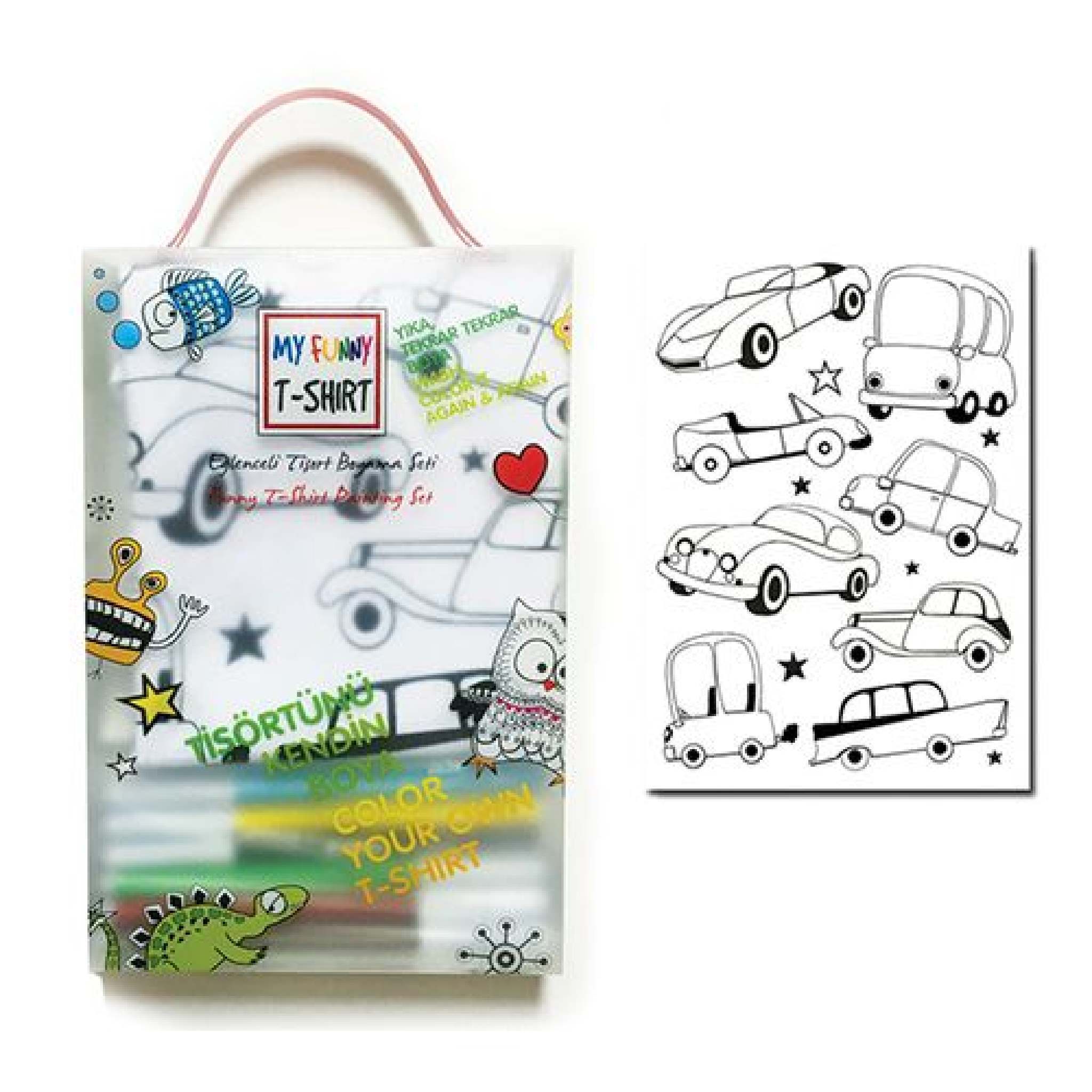 Funny Mat - Mini Travel Mat w/6 Giotto Markers