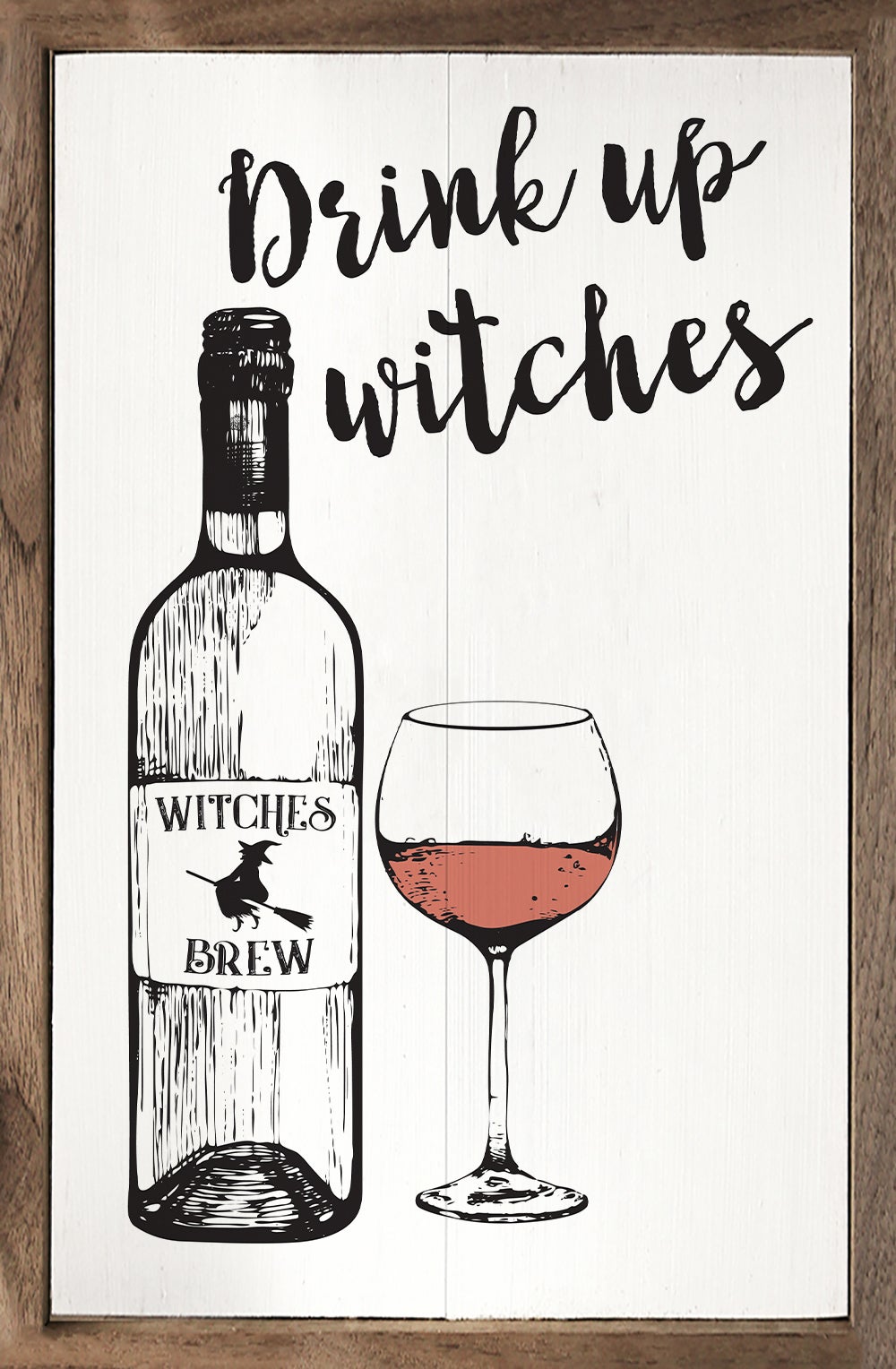 Drink up Witches Halloween Wine Glass Cute Wine Glass Clear 