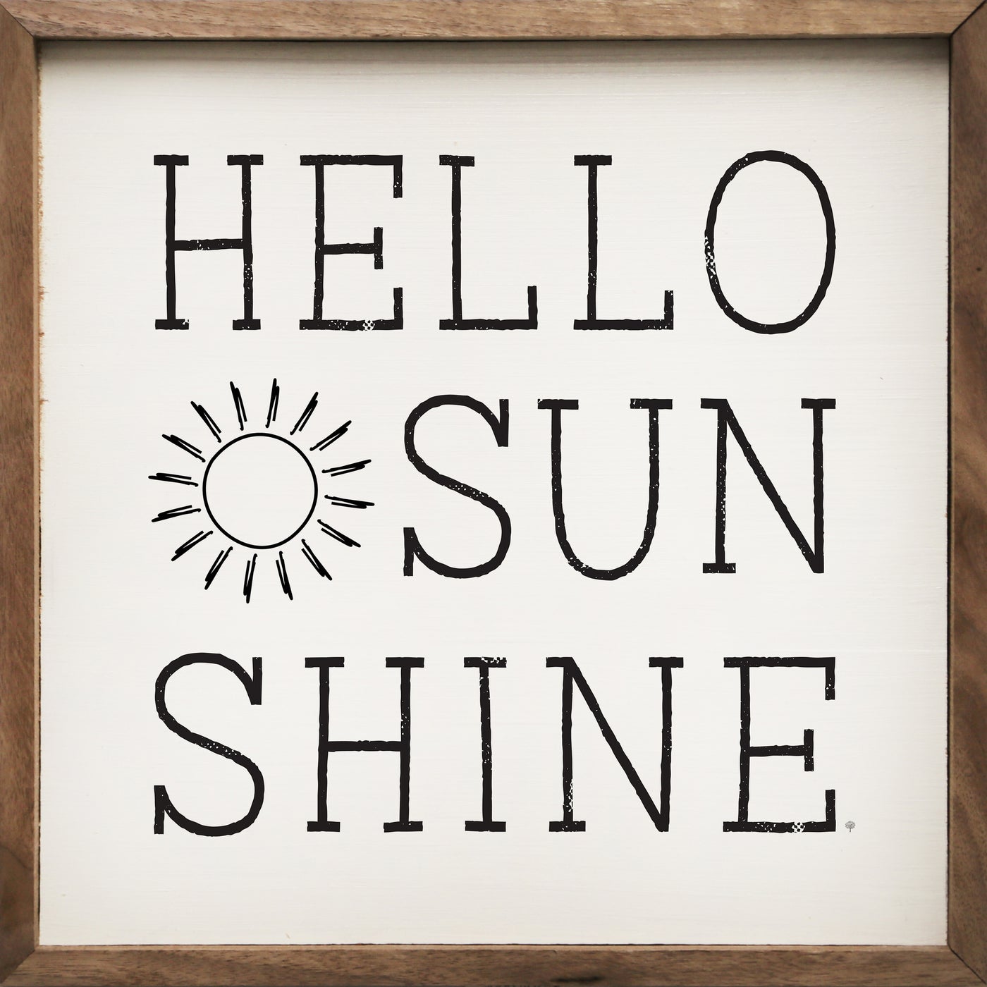 Stickers | Hello Sunshine Word | White