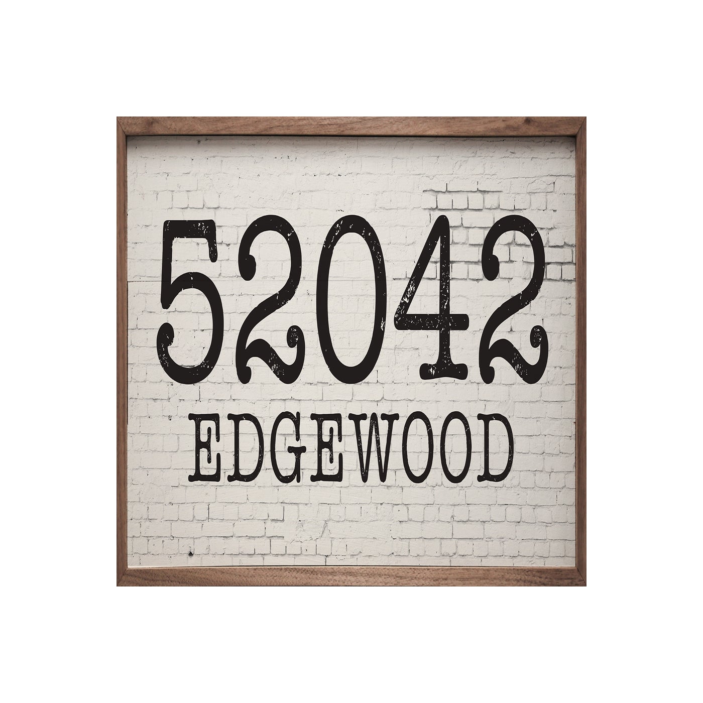 Personalized Zip Town Brick - zip codes | Kendrick Home