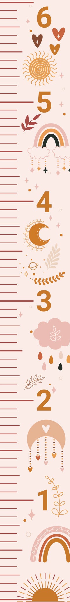 Boho Ruler - growth charts | Kendrick Home