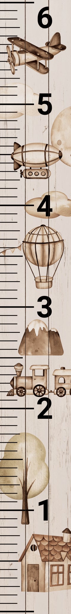 Airplanes Ruler - growth charts | Kendrick Home