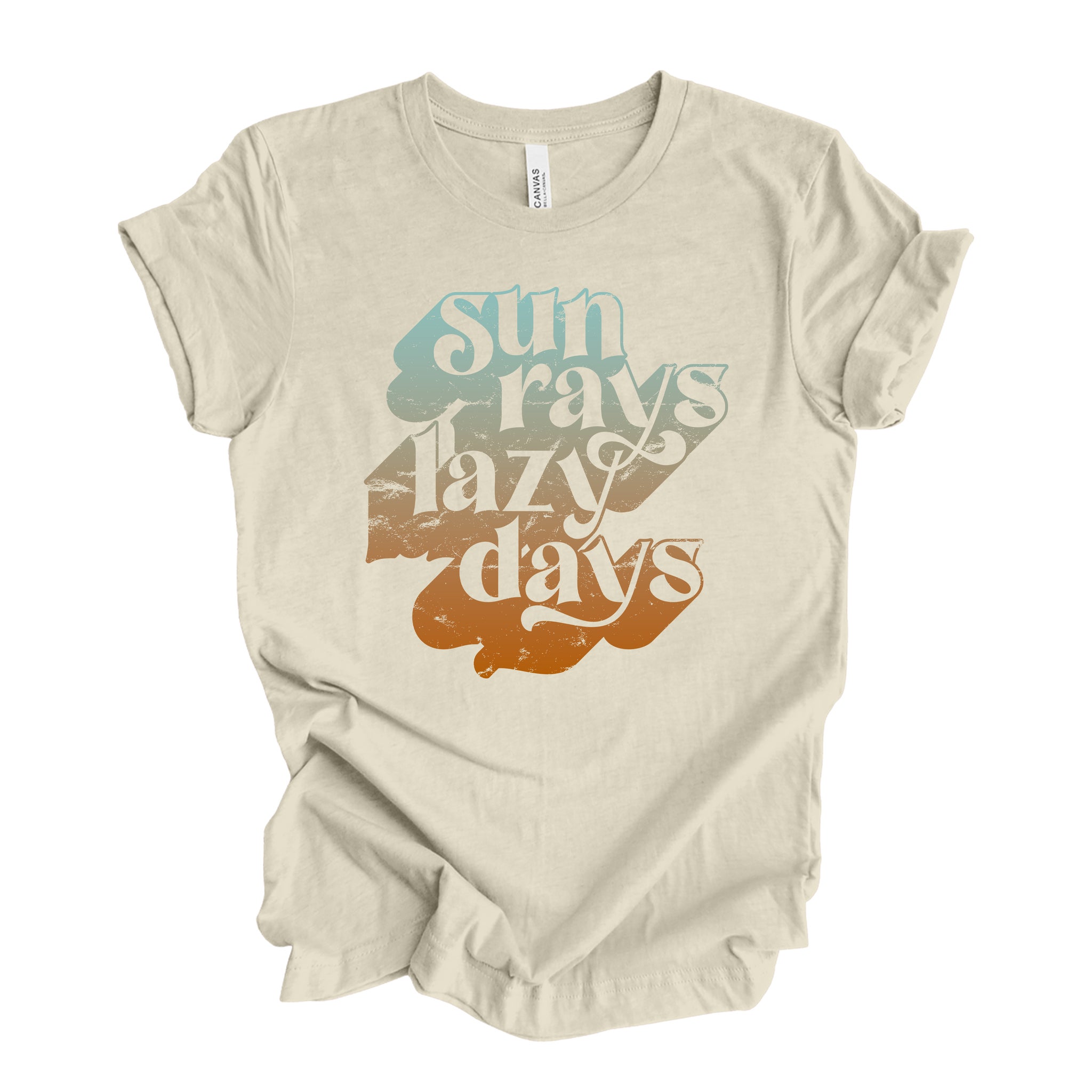 Kids Sunshine Rays Freckled Days Peach Tee